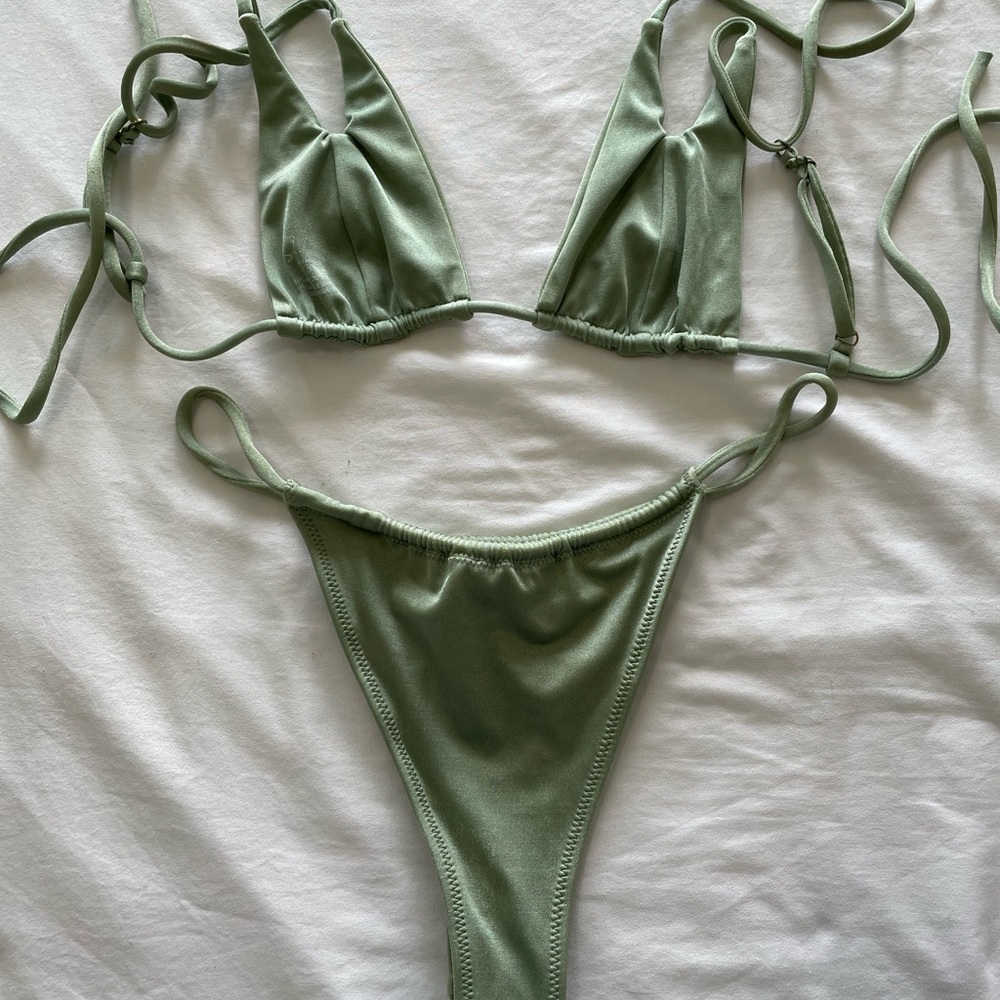 Sage Green Bikini Set